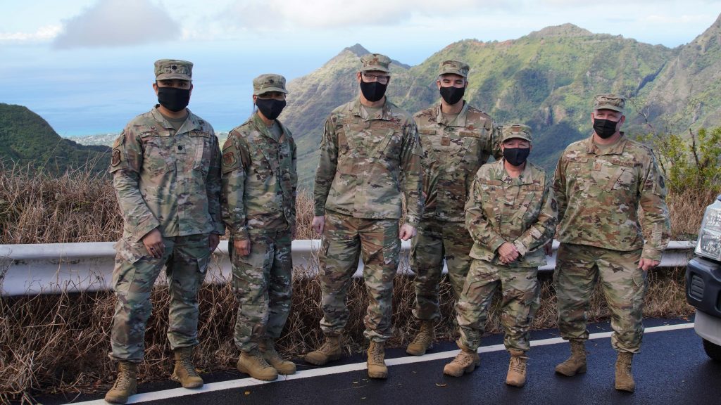 298th Air Defense Group Mite Visit 2021