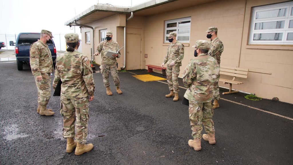 298th Air Defense Group Mite Visit 2021