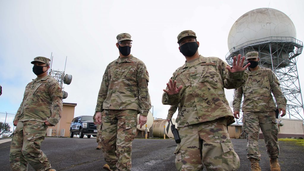 298th Air Defense Group Mite Visit 2021