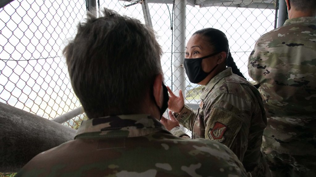 298th Air Defense Group Mite Visit 2021