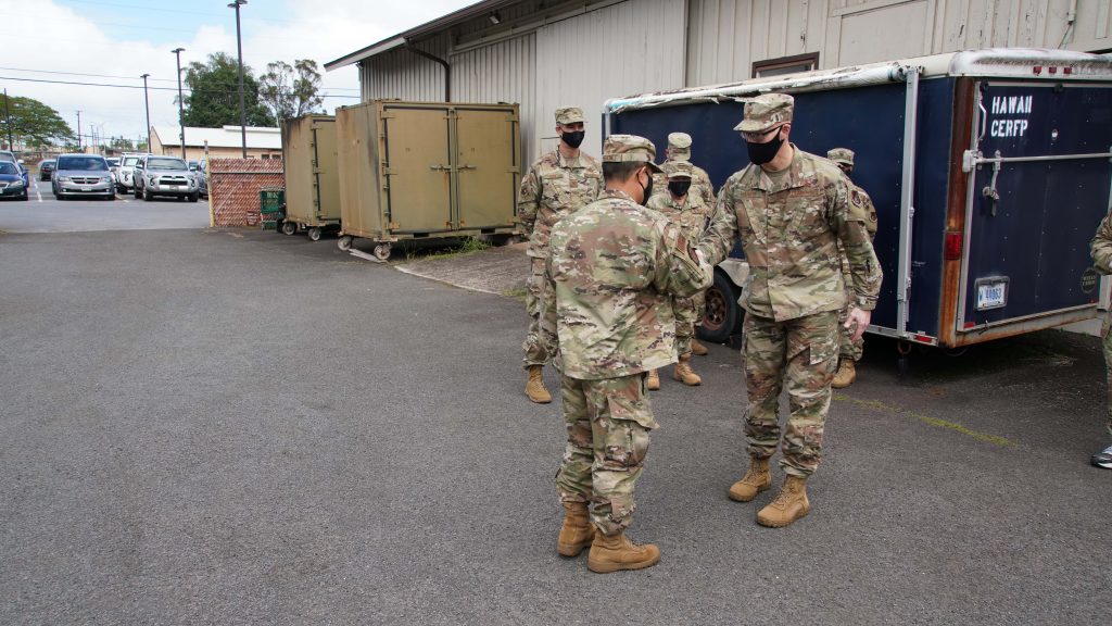 298th Air Defense Group Mite Visit 2021