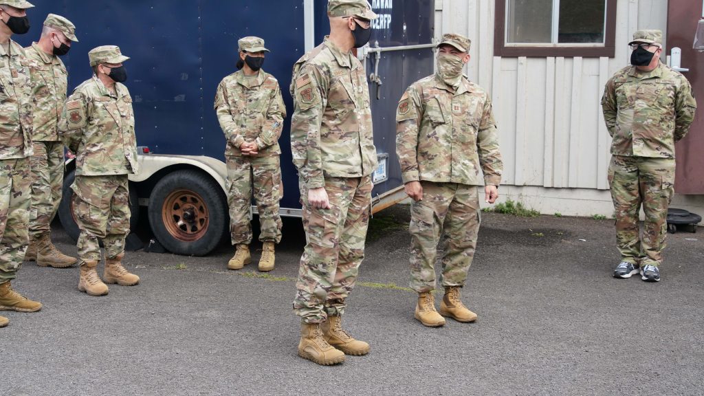 298th Air Defense Group Mite Visit 2021