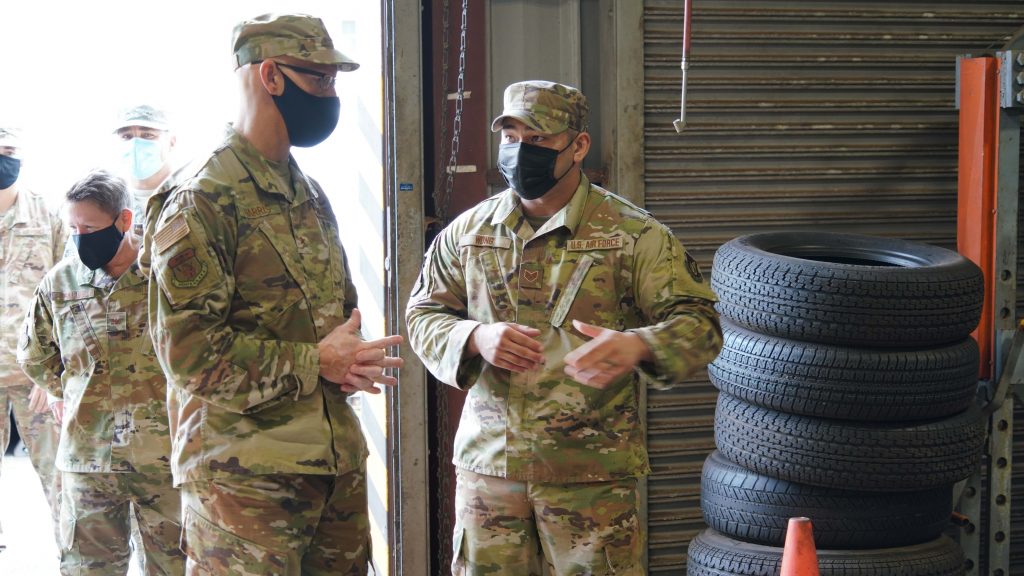 298th Air Defense Group Mite Visit 2021