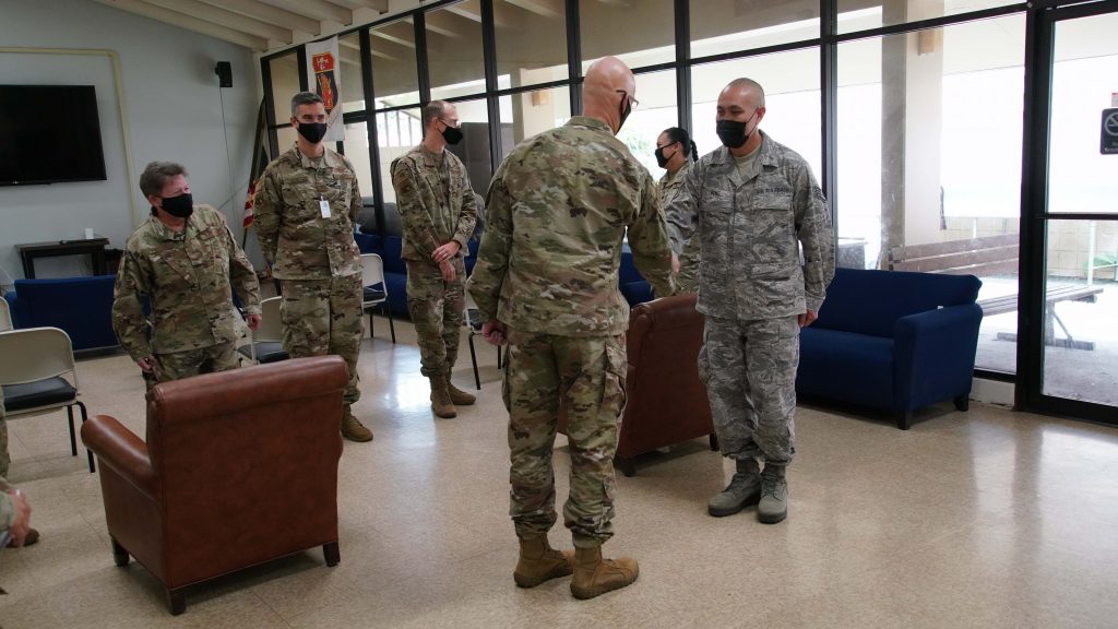 298th Air Defense Group Mite Visit 2021