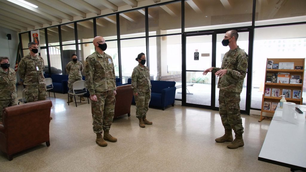 298th Air Defense Group Mite Visit 2021