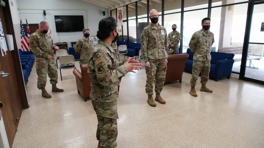 298th Air Defense Group Mite Visit 2021