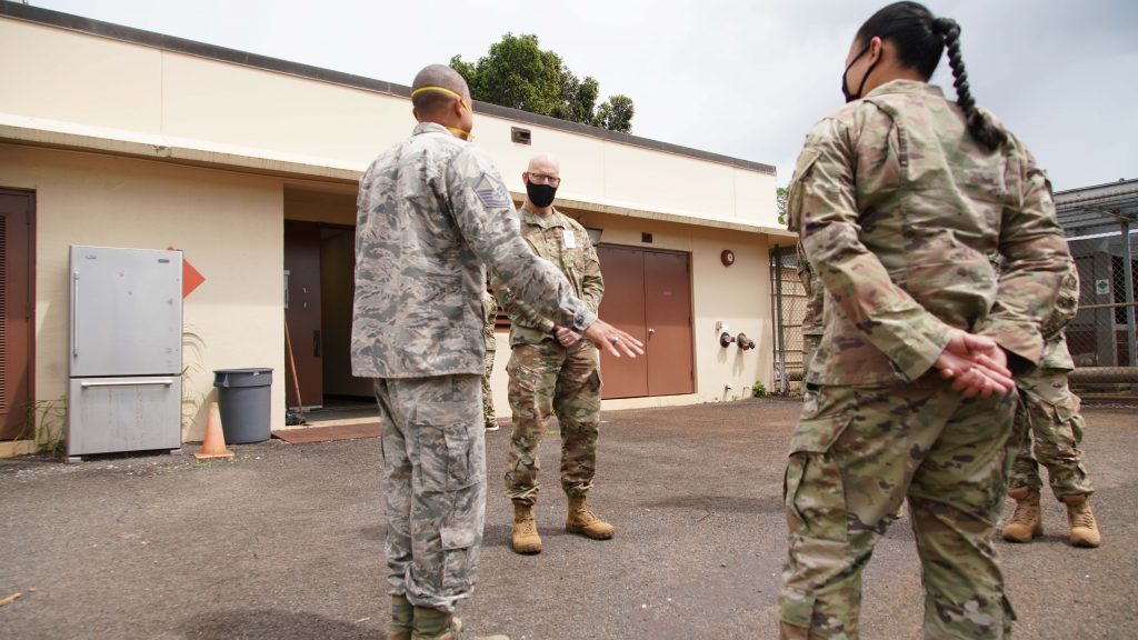 298th Air Defense Group Mite Visit 2021