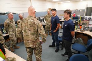 291st Combat Communications Squadron – SIte visit and Change of Command