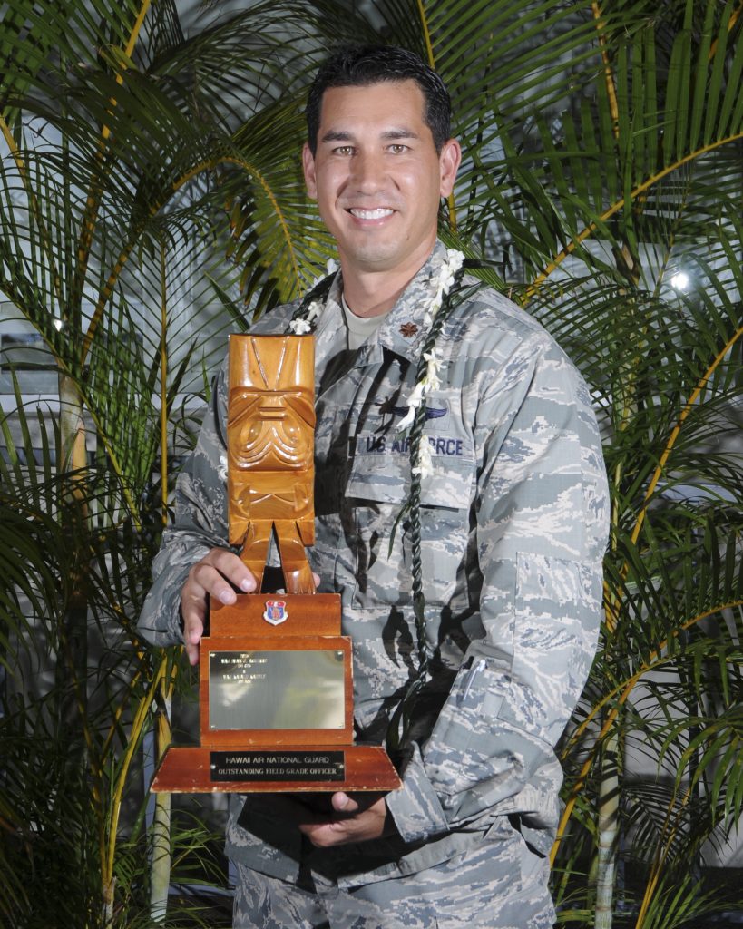 MAJ KAIALII KAHELE of 109 AOG