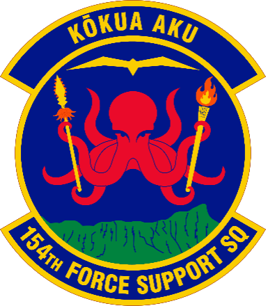 154th Force Support Squadron logo