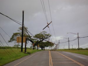High velocity winds