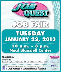 22 Jan 13 Job Fair Oahu