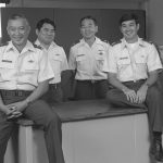 HQ HIANG Staff 1980s: Richardson Miyahira, Moriguchi, Wakeman