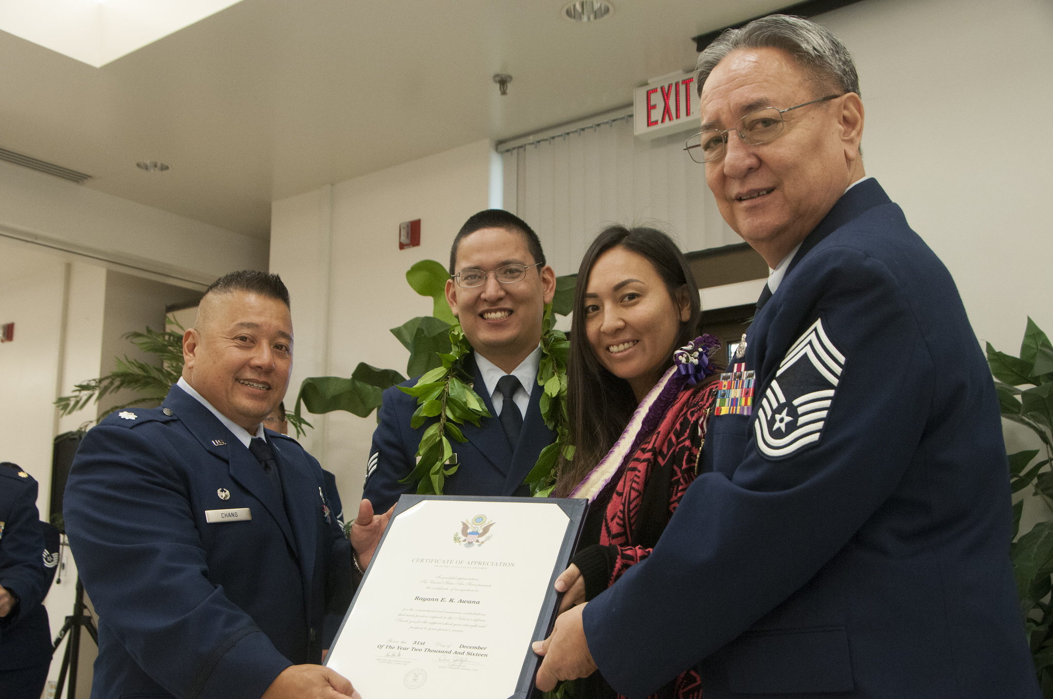 CMSgt Awana Retirement Ceremony