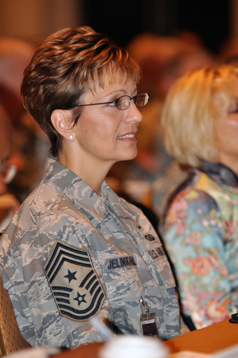 Air Force Chief Master Sgt. Denise Jelinski-Hall,