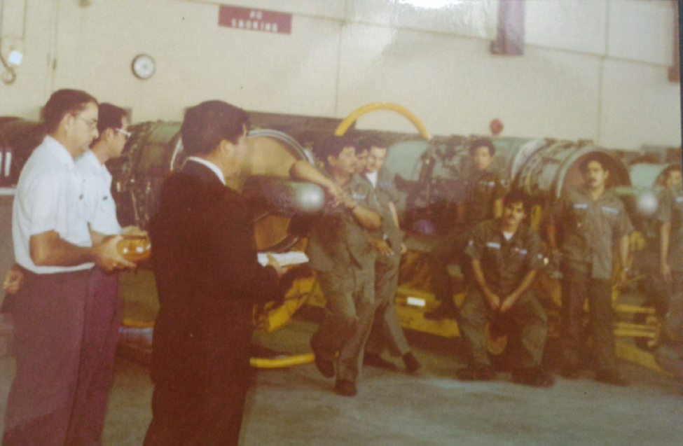 Check Six: Engine Shop Blessing – over 40 years ago