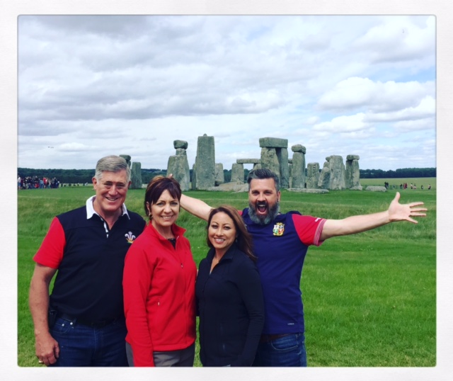 A follow on to yesterday's post about Rex Jones. Joining Rex and Tracey on their European trip was retired Chief Master Sergeant Denise Jelinski-Hall and her husband, Gary Hall.