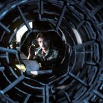 Staff Sgt. Mark Peleholani, a propulsion technician in the199th Tactical Fighter Squadron, Hawaii Air National Guard, inspects an aircraft engine.
