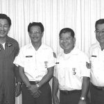 Col Lee and his staff