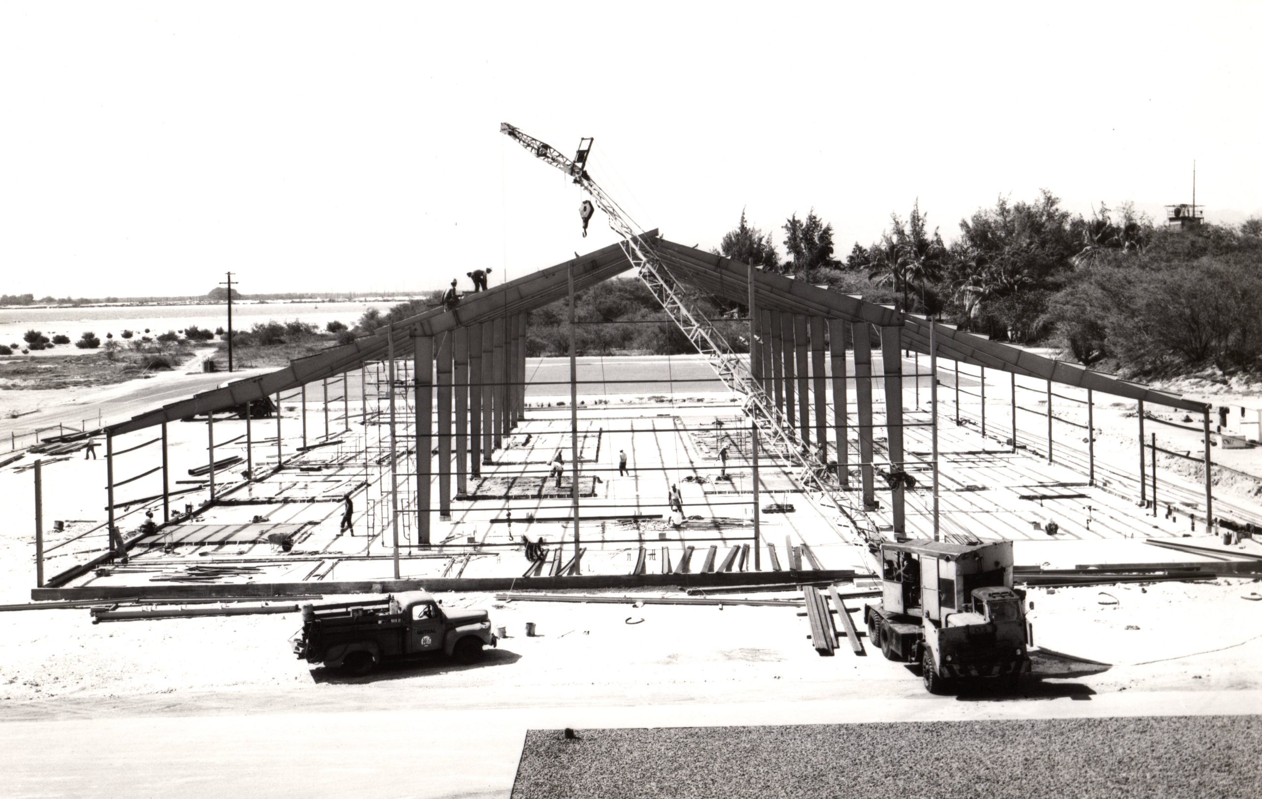 Check Six – 1962: The Supply Building Construction