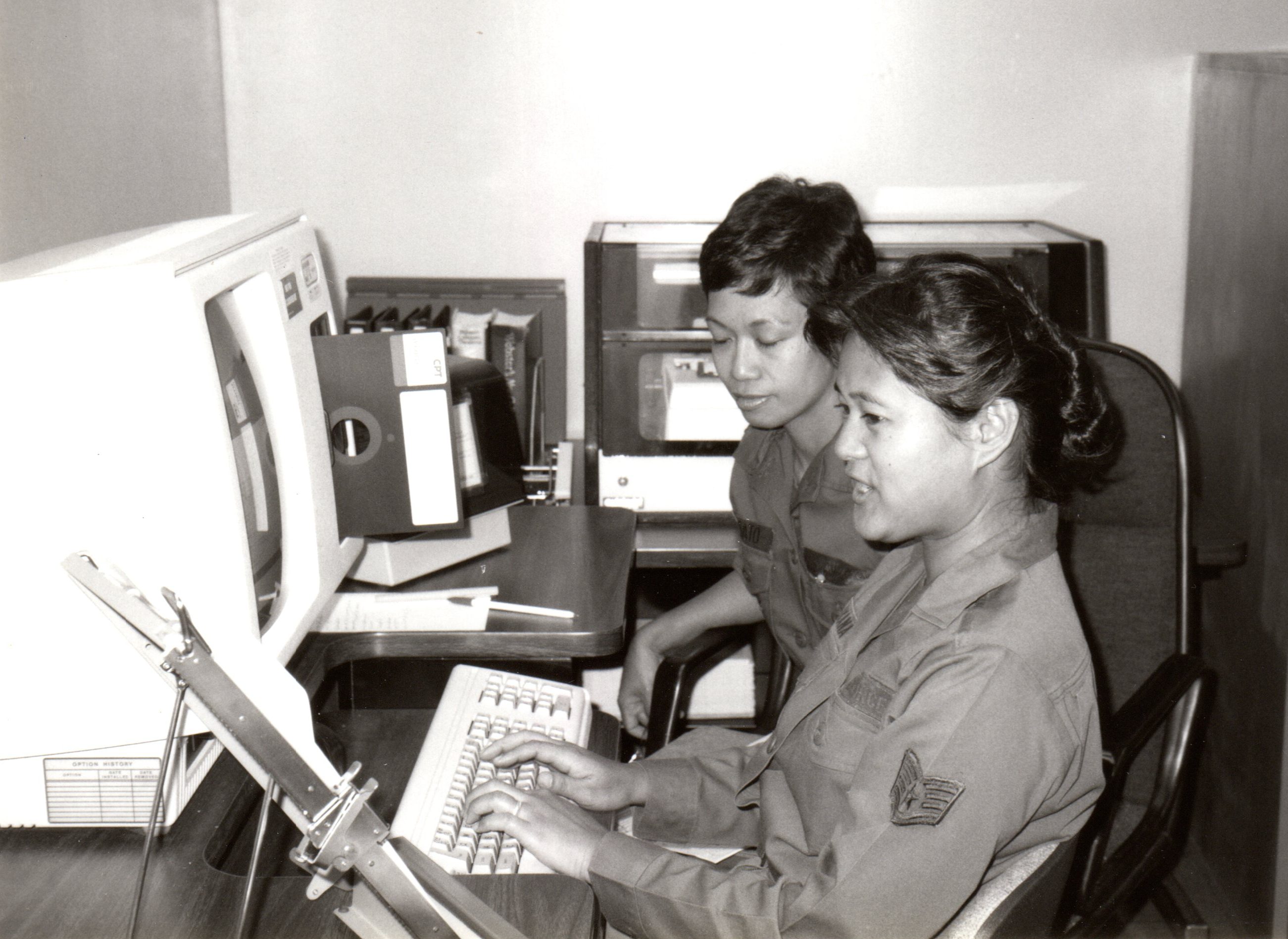 In the 1986, the Hawaii Air National Guard purchased CPT word processors for the unit support functions. The CPT system used two 8-inch floppy diskette drives and were used for several years before the first computers – Zenith Z-100s – arrived.