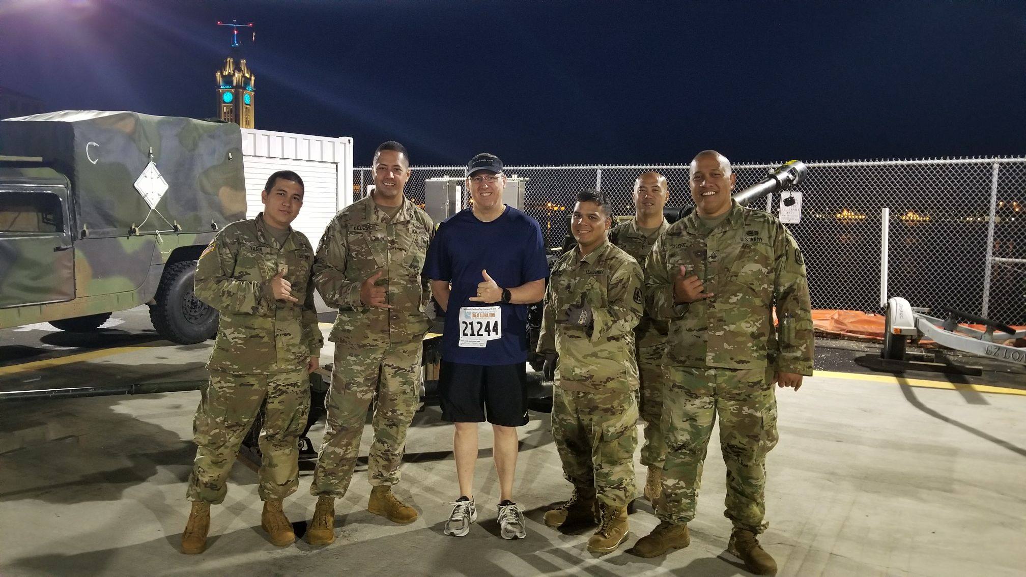 Check Six – 2018: Great Aloha Run Starting Crew