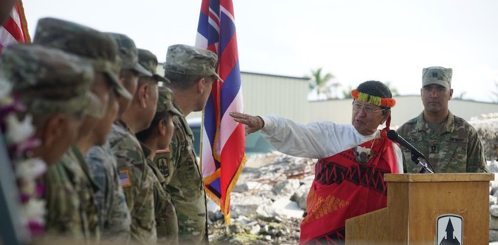 There was a ground breaking for Hawaii Army National Guard Combined Support Maintenance Shop #2 (CSMS#2) in Hilo, Hawaii yesterday.

