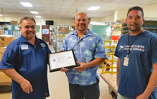 US Postal Service postmaster honored with Department of Defense Patriot Award