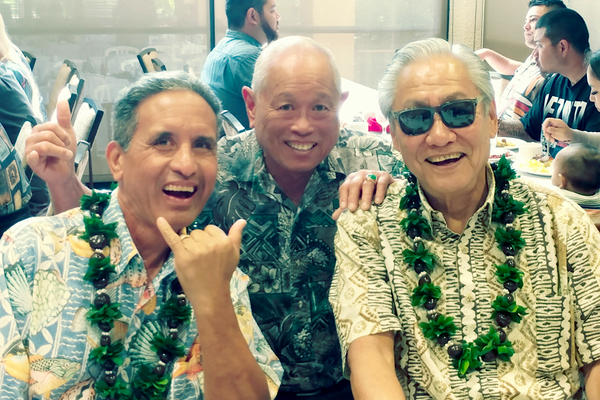 L-R: Marcus “Rosie” Rosehill, John “JC” Chun, John “Saigon” Lee
