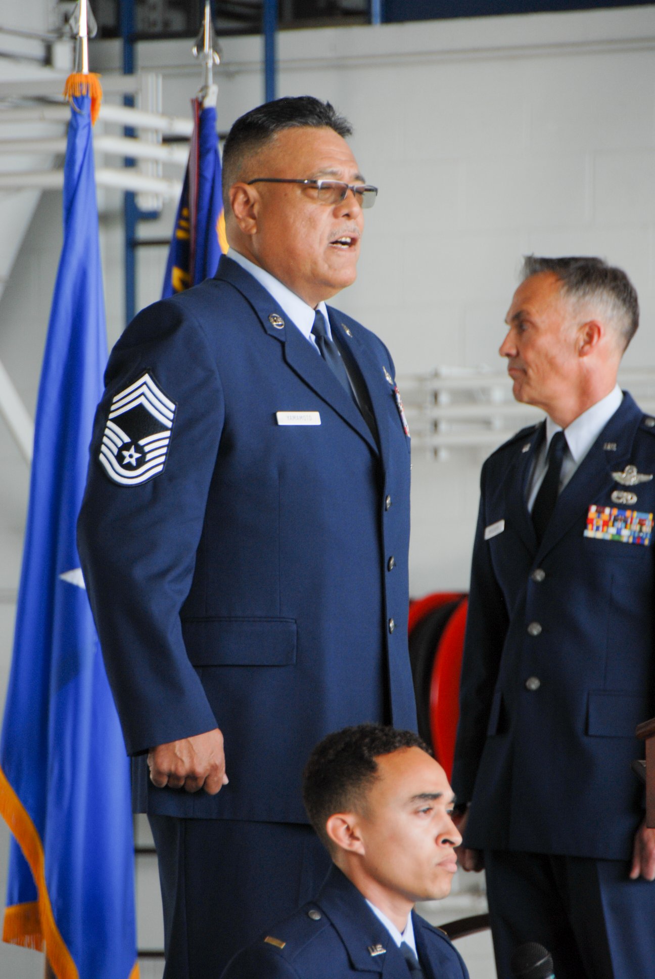 154 MSG Change of Command Ceremony