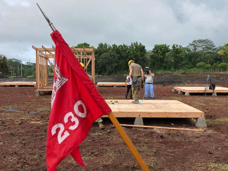 Check Six – 2018: HIARNG Engineers Teaming to Construct Mico-shelters