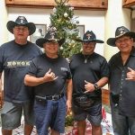 Troopers from the HARNG’s Troop E 19th Cavalry: John Tripoli, Roland Gambol, Paul Mauricio, and George Cristobal