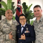 MSgt Beau Sabagala, Maj Love Williamson, CMSgt Richard Costa