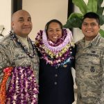 Beau and Peni Sabagala, and Peni's son Micah