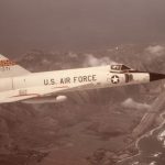 F102 flying