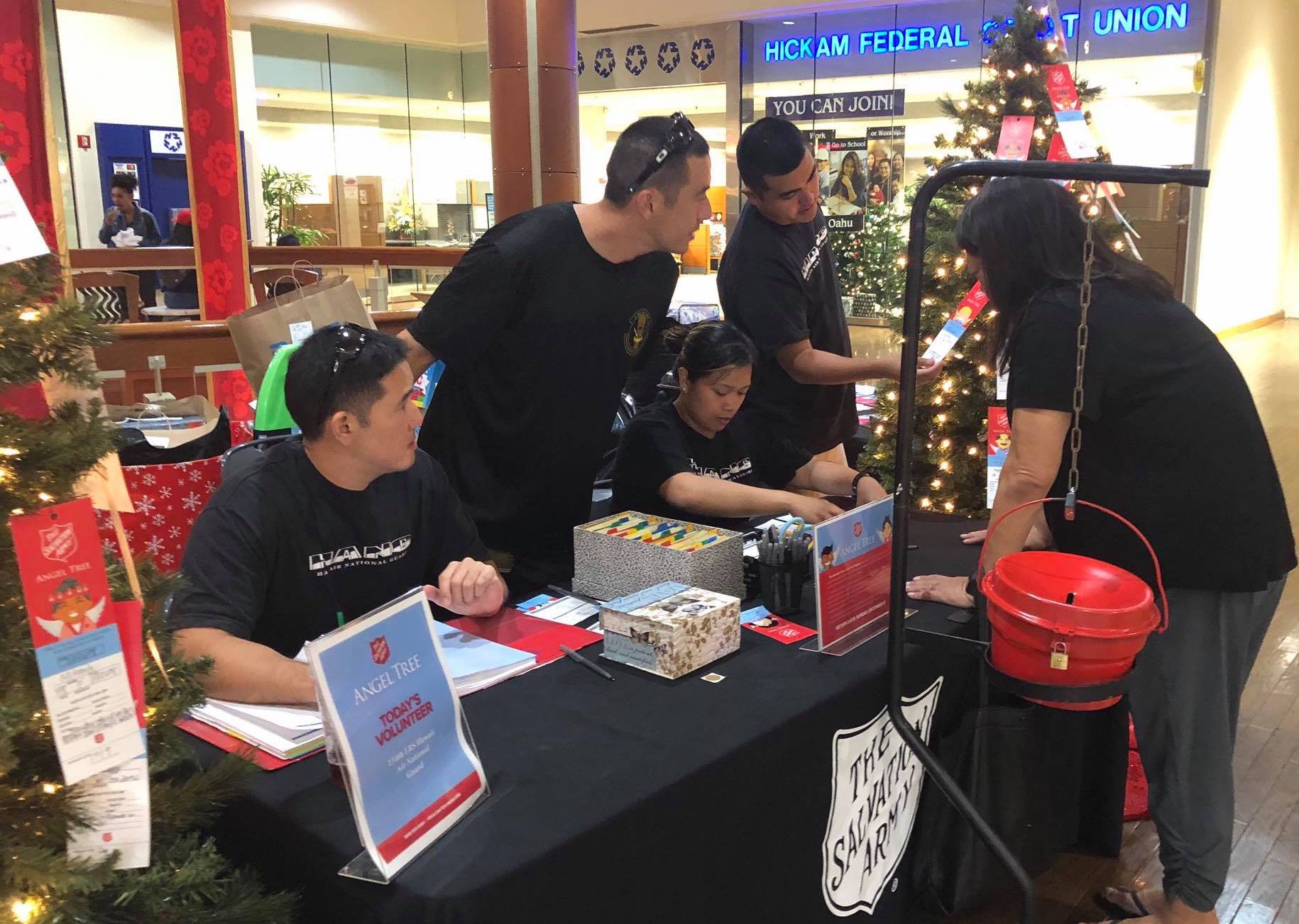 154 LRS Airmen Support the Salvation Army Angel Tree Program