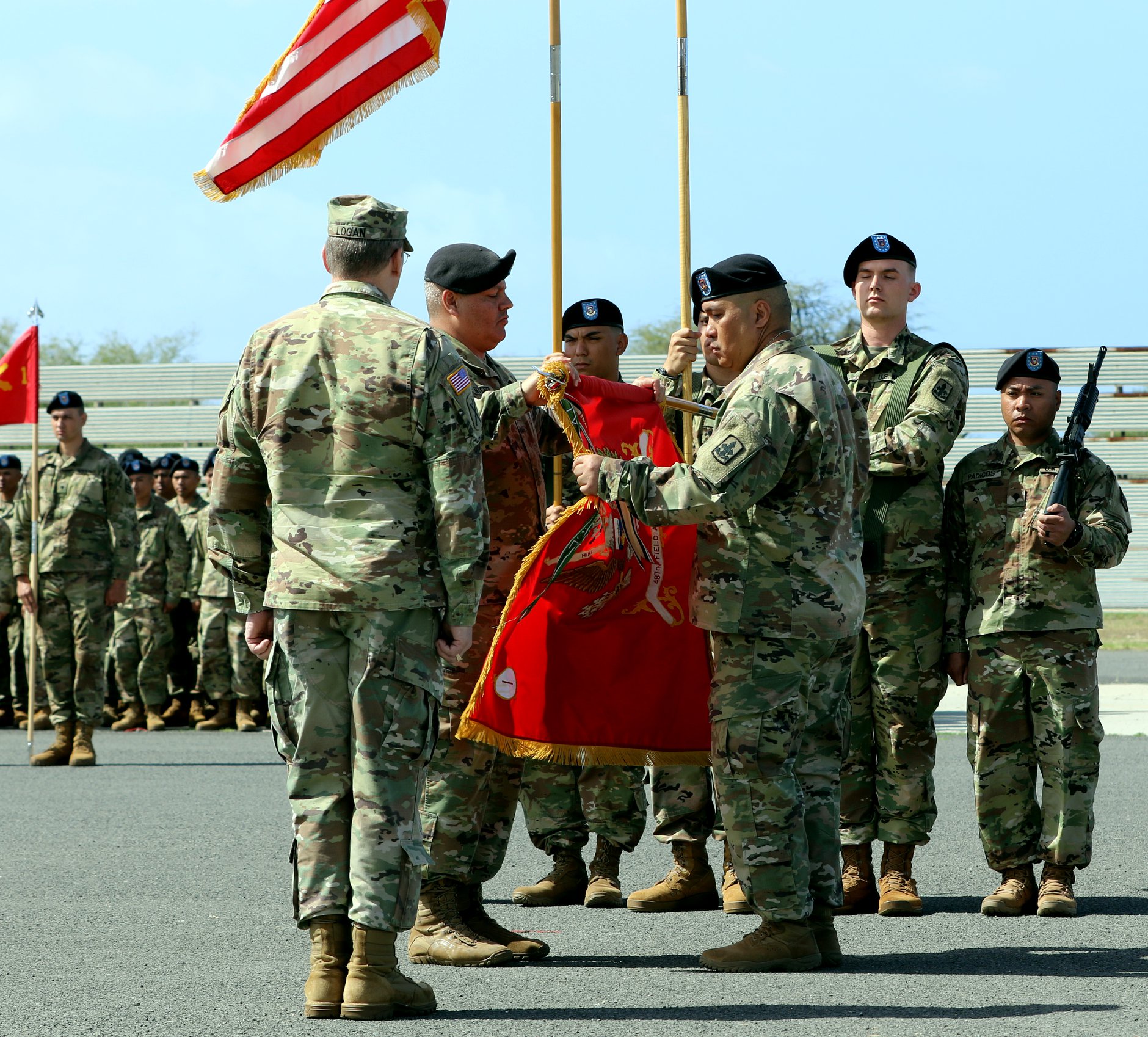 1-487 FA Deployment Ceremony
