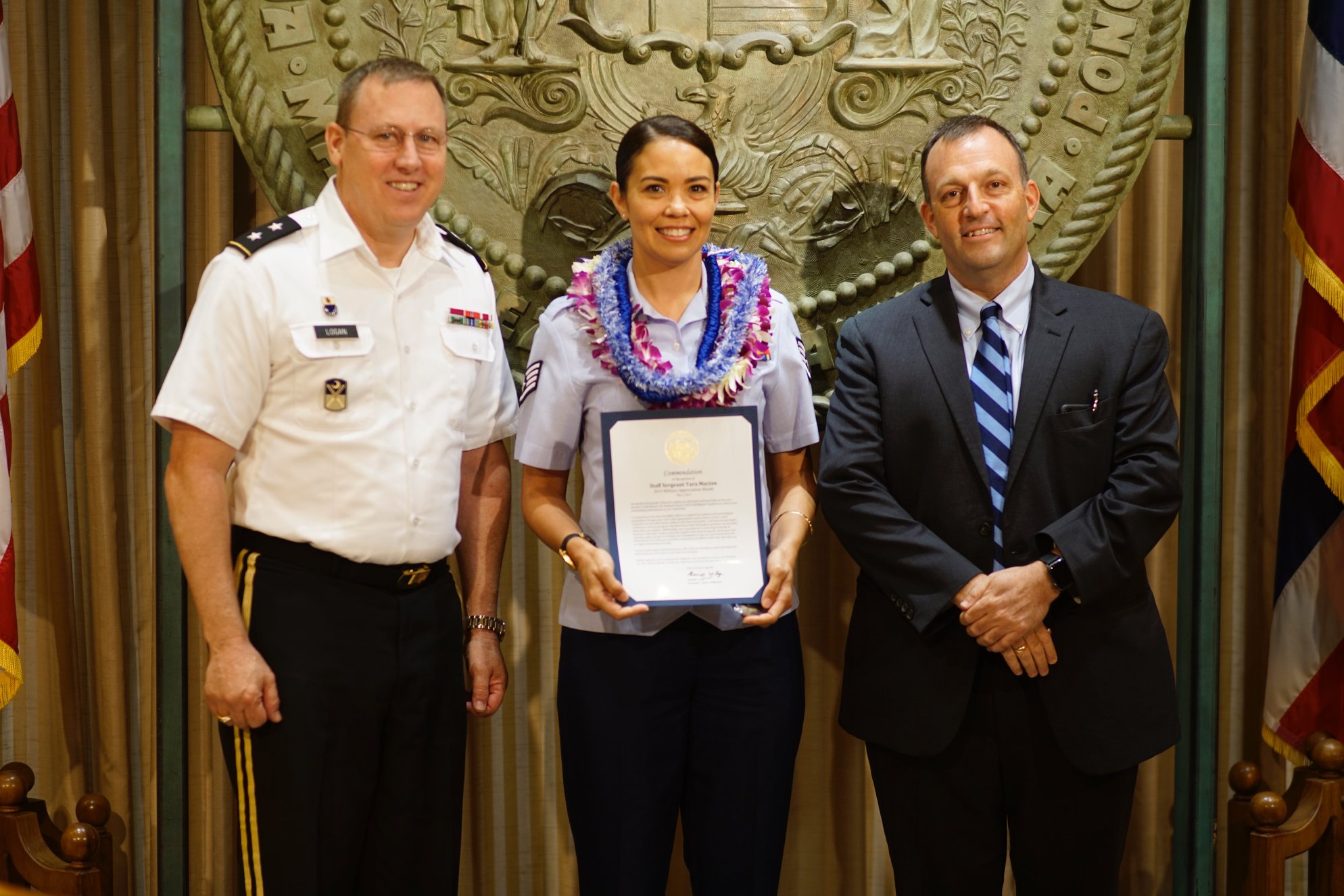 Military Appreciation Month Volunteer of the Year Awardee