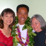 Vickie Padello, Jun Arconado, Iris Kabazawa