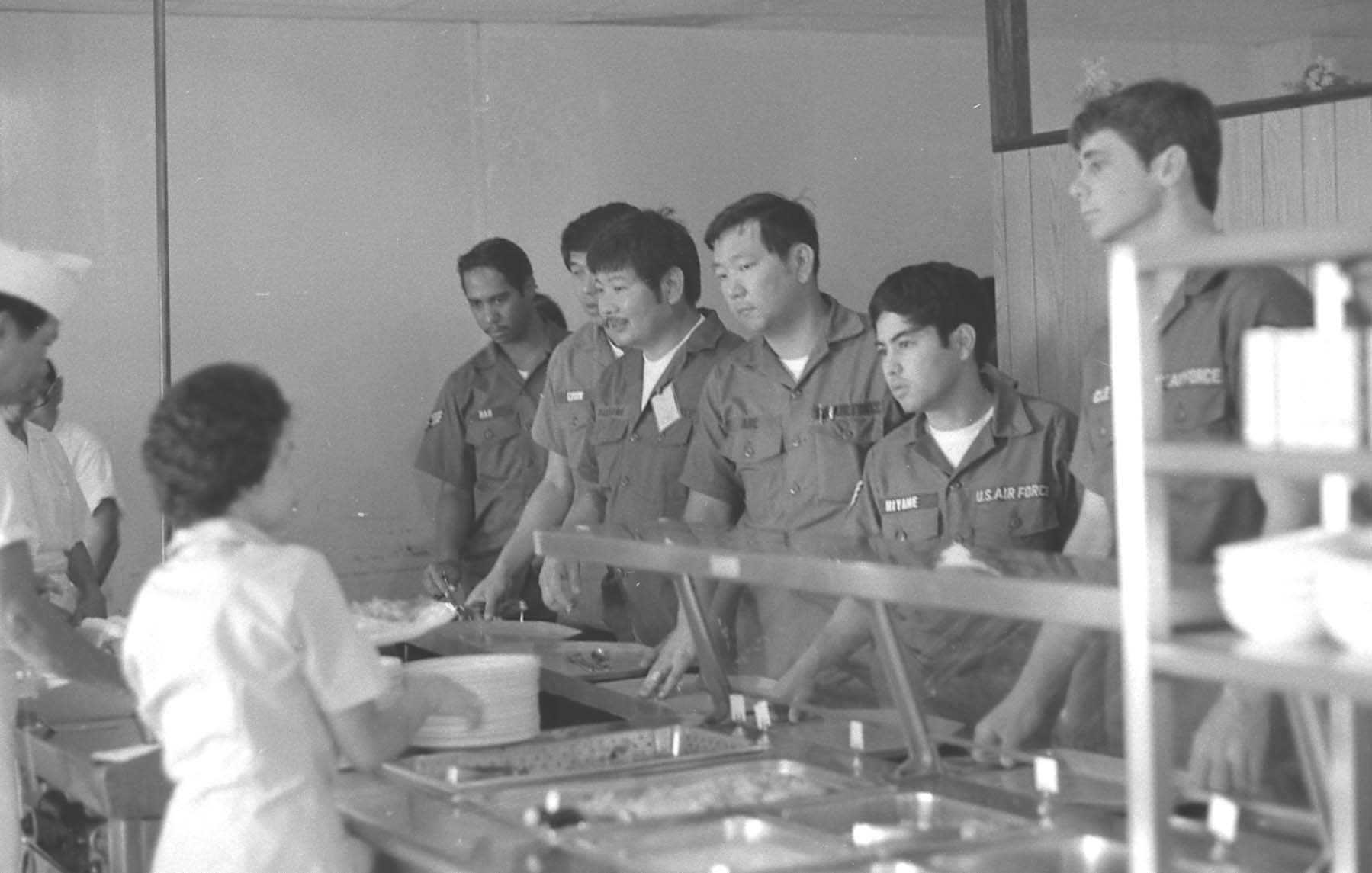 Check Six: In the Serving Line – 40+ years ago