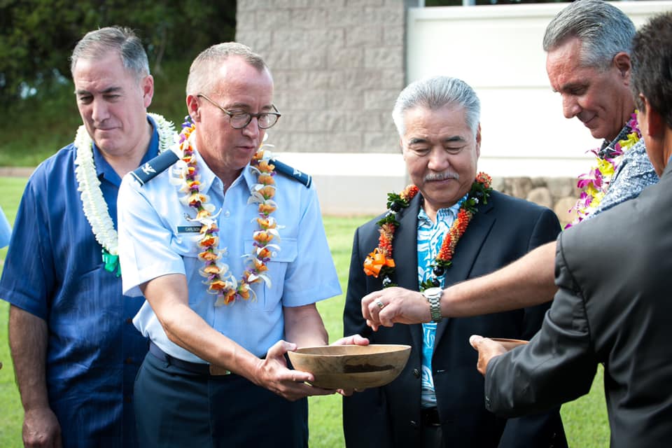 Mircogrid Ground Breaking at the 154th Wing