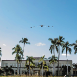 C-17 & F-22 flyover