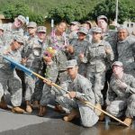 117th Mobile Public Affairs Detachment, Theresa Gualdarama, Jeffrey Hickman, Stephanie Hika