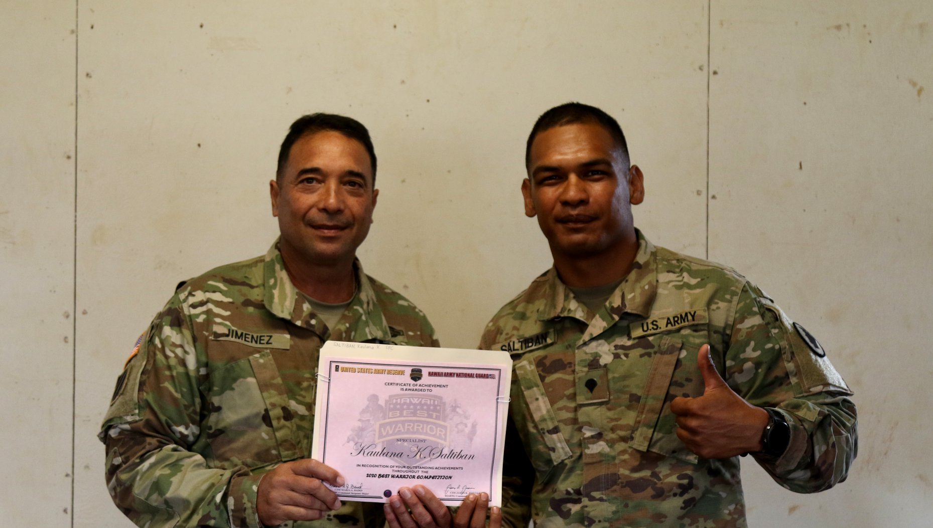 HIARNG Best Warrior Competition 2020