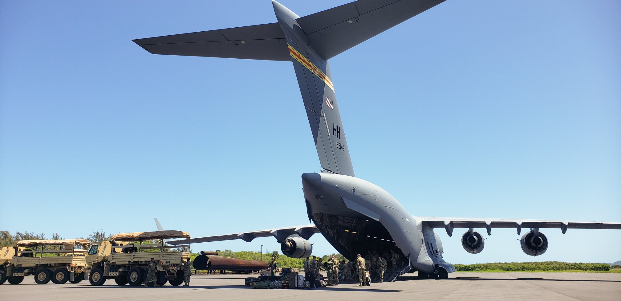 Soldiers and Airmen on Maui to Support COVID-19 Response