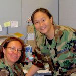 Sandy Dubrett, Carol Orr, 154th Mission Support flight,