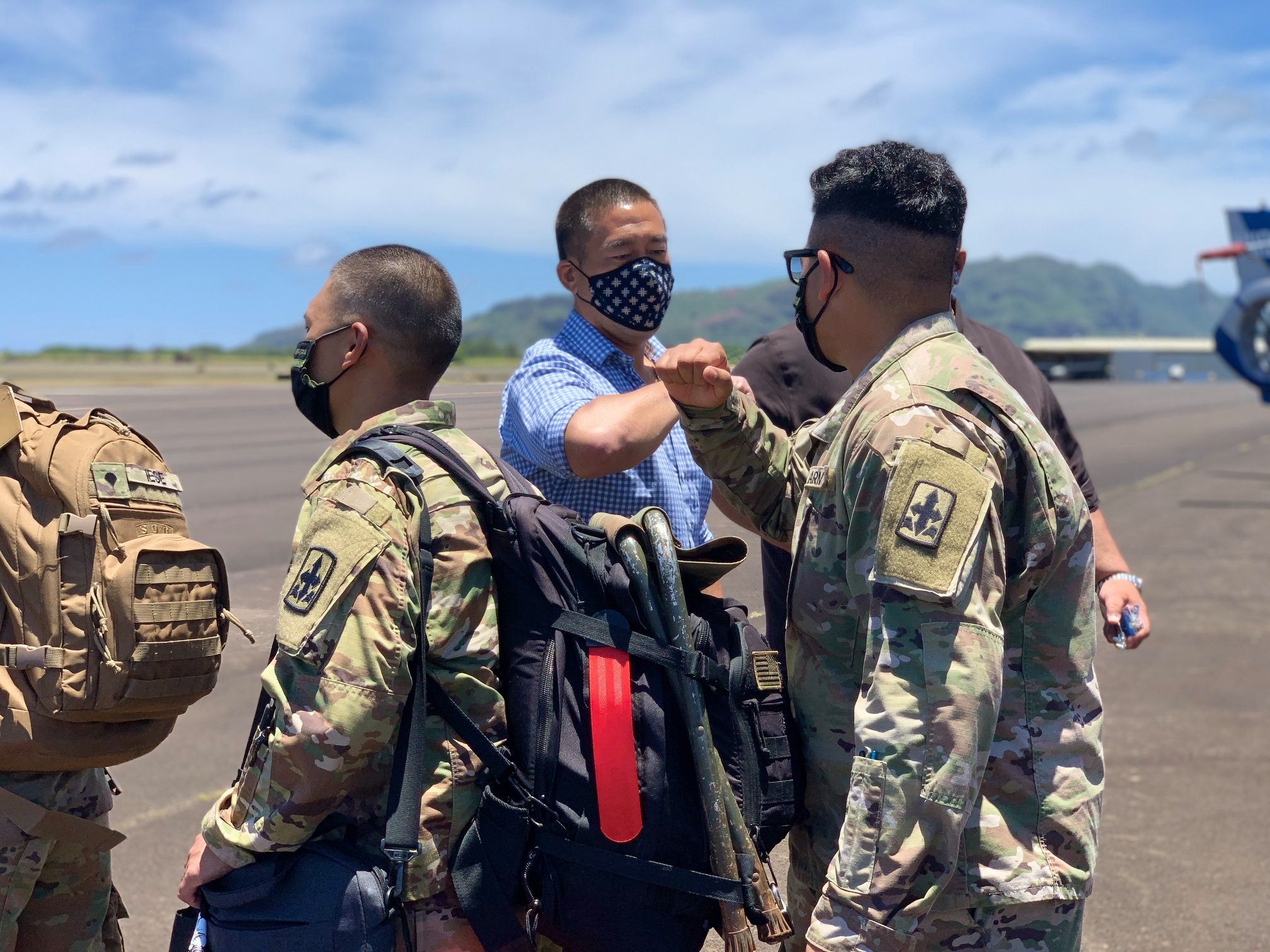 Kauai Mayor Derek Kawakami Expressed Aloha to Task Force Kauai Members