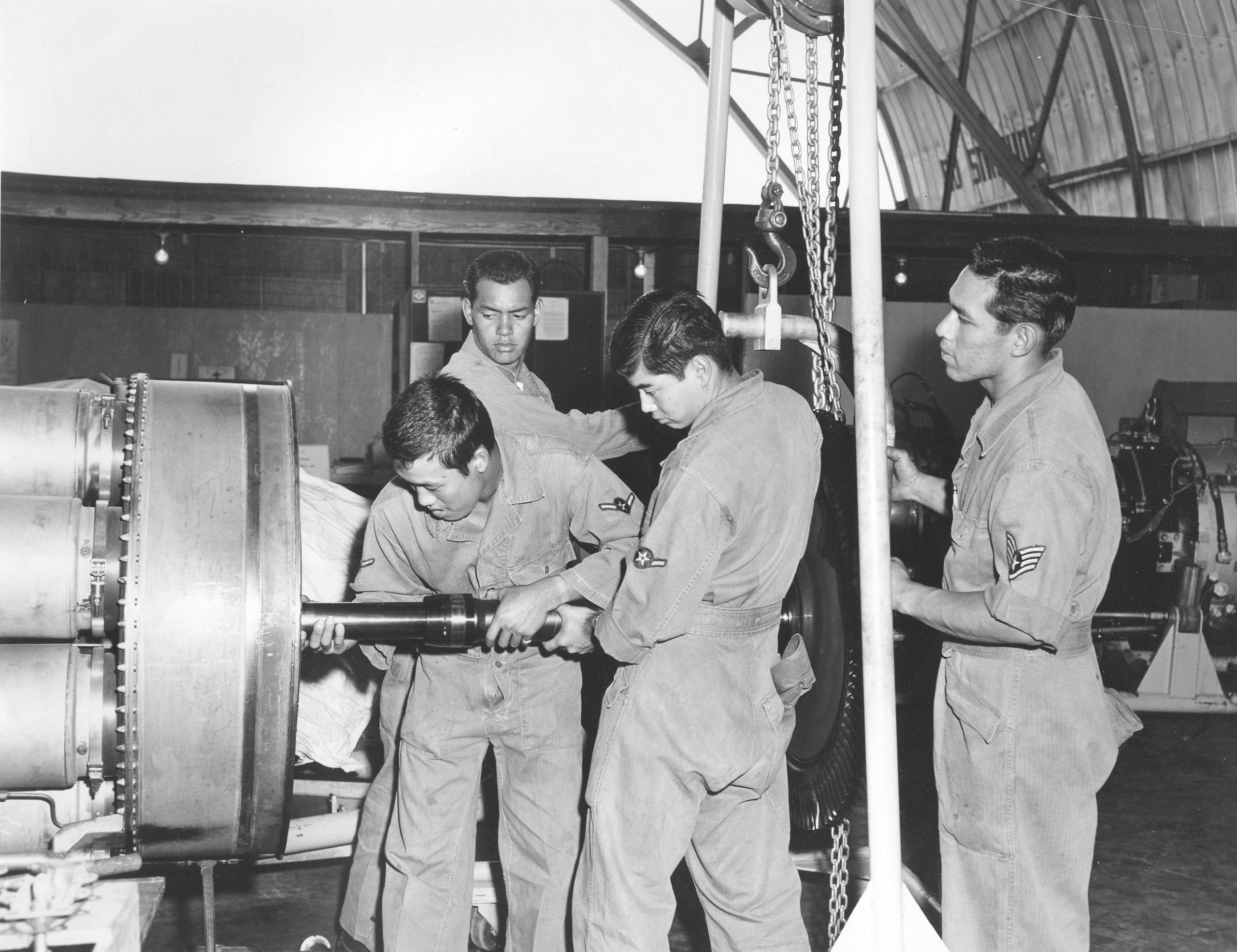 Check Six – 1950s: Engine Shop Crew