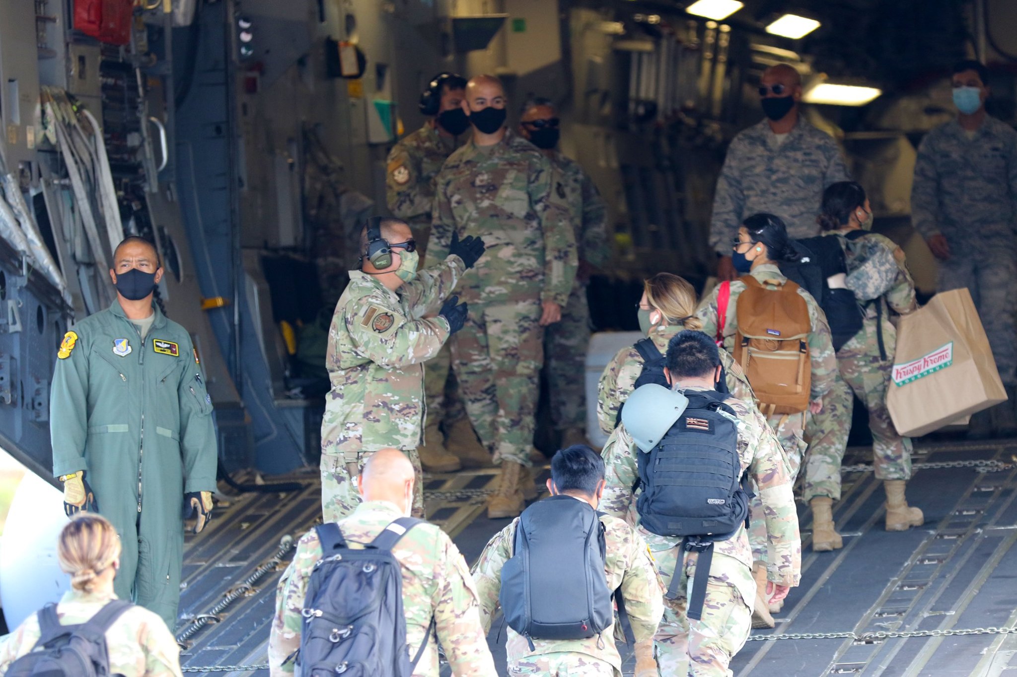 Task Force Maui Soldiers and Airmen Redeploy
