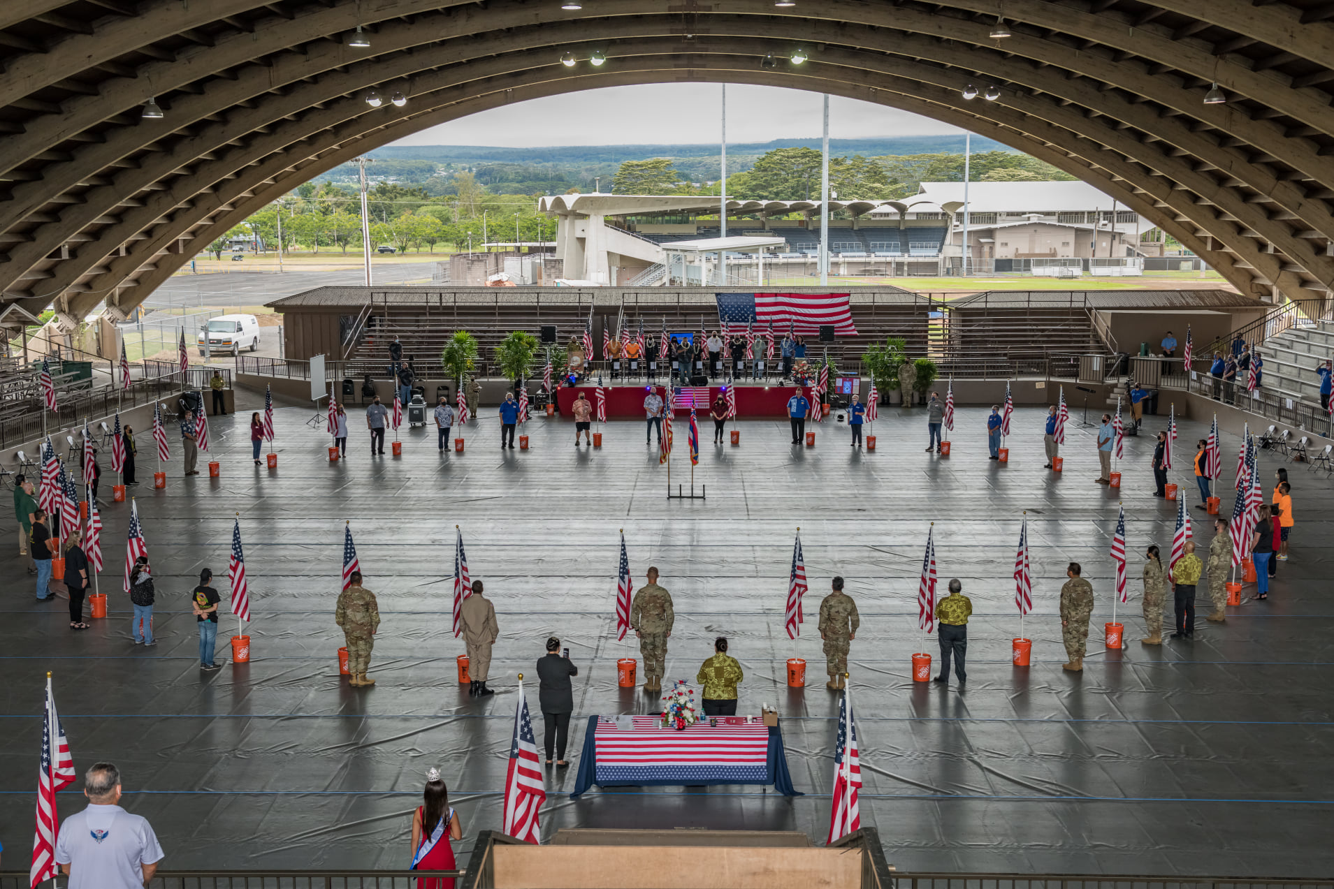 Exchange Club of Hilo’s “Circle of Hope – Healing Field” ceremony